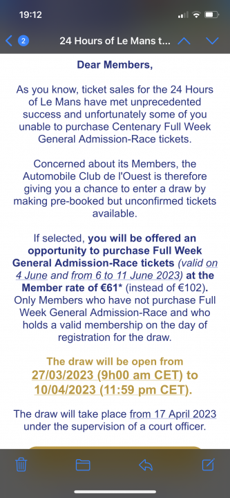 Le Mans 2023 sold out? - Page 5 - Le Mans - PistonHeads UK