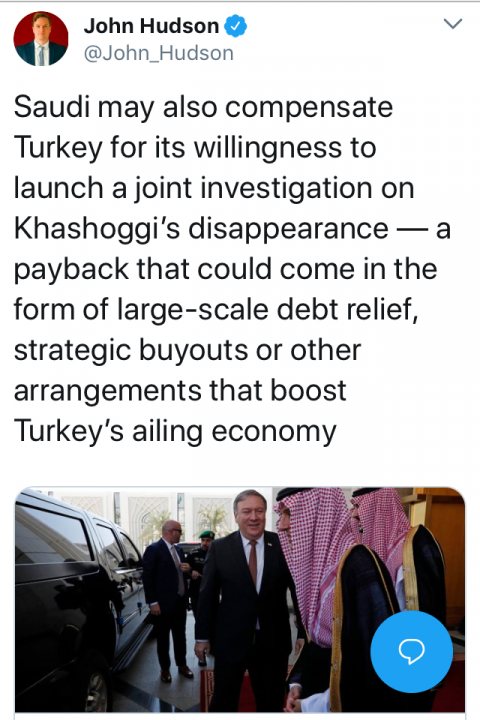 Saudi Washington Post journalist Jamal Khashoggi - Page 6 - News, Politics & Economics - PistonHeads
