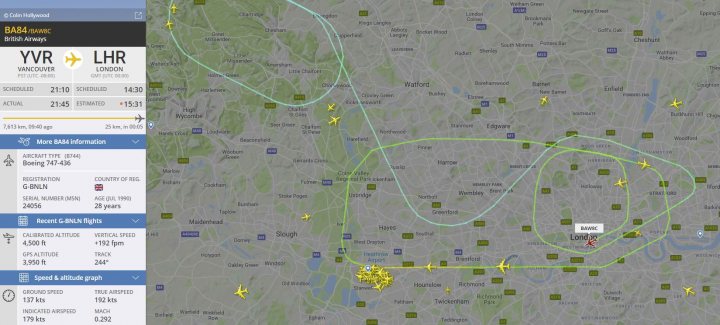 Cool things seen on FlightRadar - Page 63 - Boats, Planes & Trains - PistonHeads