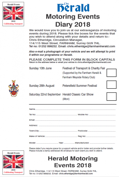 Festival of Transport - Farnham - Sunday June 10th - Page 2 - Events/Meetings/Travel - PistonHeads
