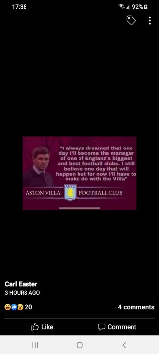 The Official Aston Villa FC thread - Page 53 - Football - PistonHeads UK