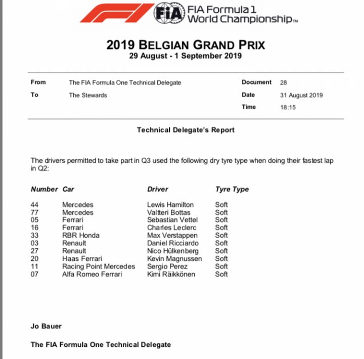 Official Belgium GP thread 2019 - Page 19 - Formula 1 - PistonHeads