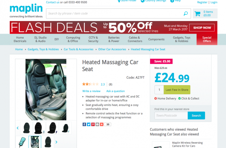 Cheapest car with massaging seats? - Page 1 - Car Buying - PistonHeads - 