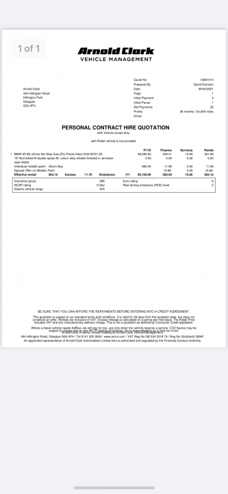 M135i/128ti Lease deal - Page 24 - BMW General - PistonHeads UK - The image shows a paper document with printed text on it. It appears to be an official form, possibly related to personal or commercial transactions given the presence of fields for "Personal contact name" and "Commercial contact name," along with spaces for phone numbers and addresses. At the bottom of the page, there is a space designated for a signature, which seems to be left blank. The document has a grayish tone and features lines of text in various sizes. To the right of this image, there's a photo or screenshot of a person's hand holding an iPhone displaying a different image. This juxtaposition suggests that the document may be viewed through a digital device, likely to share or access it electronically.