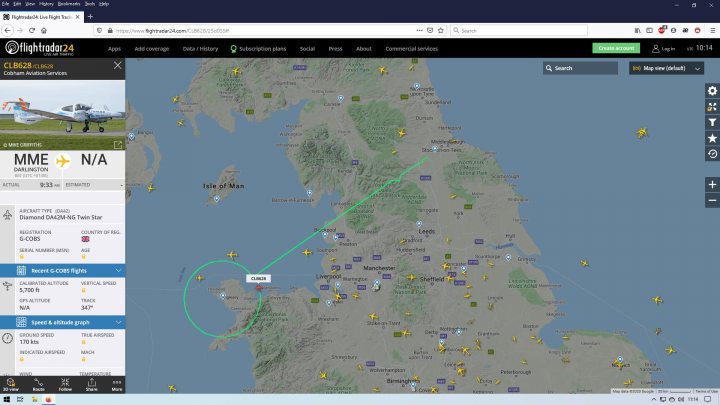Cool things seen on FlightRadar - Page 211 - Boats, Planes & Trains - PistonHeads
