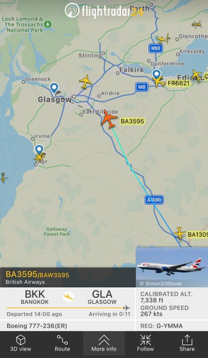 Cool things seen on FlightRadar - Page 277 - Boats, Planes & Trains - PistonHeads UK