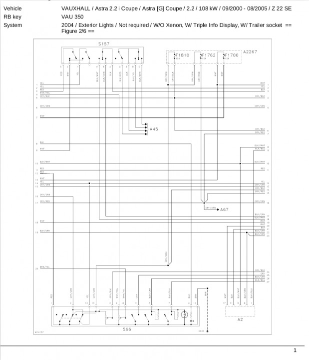 Headlight levelling motor wiring - Page 1 - Home Mechanics - PistonHeads