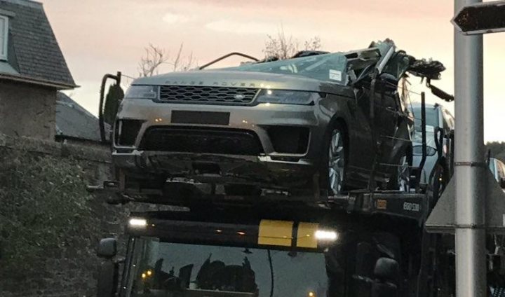 Range Rovers destroyed after car transporter hits bridge - Page 1 - Motoring News - PistonHeads
