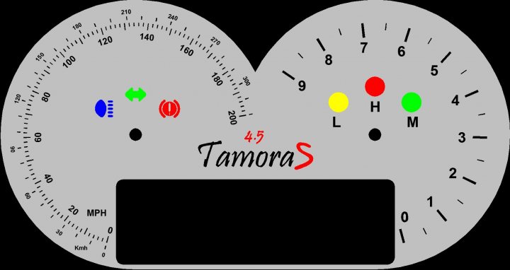 First draft of my new dials - Page 1 - Tamora, T350 & Sagaris - PistonHeads