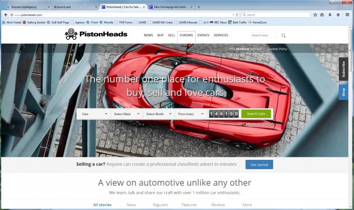 New Homepage test starting Tuesday 20th September - Page 2 - Website Feedback - PistonHeads