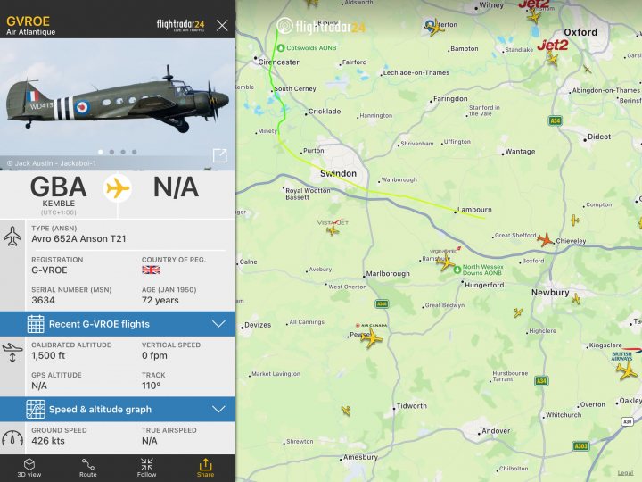 Cool things seen on FlightRadar - Page 430 - Boats, Planes & Trains - PistonHeads UK