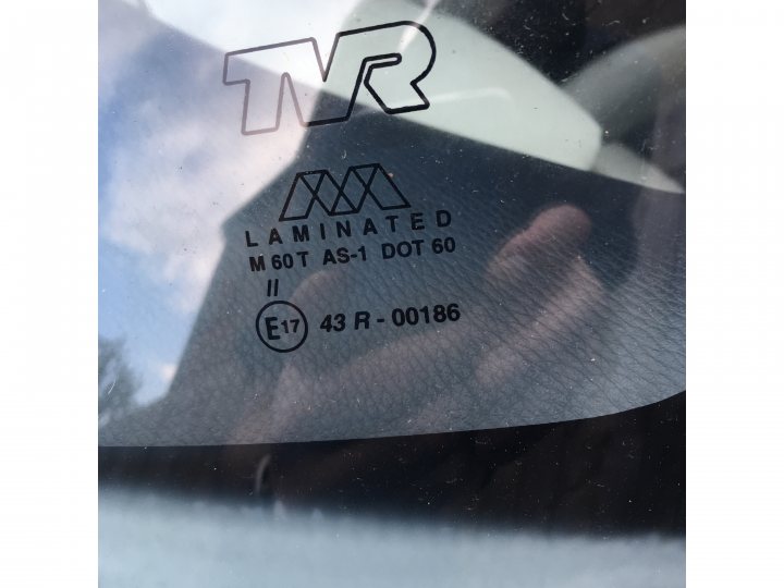 Genuine TVR Stamped Tamora Windscreen - Page 1 - Tamora, T350 & Sagaris - PistonHeads