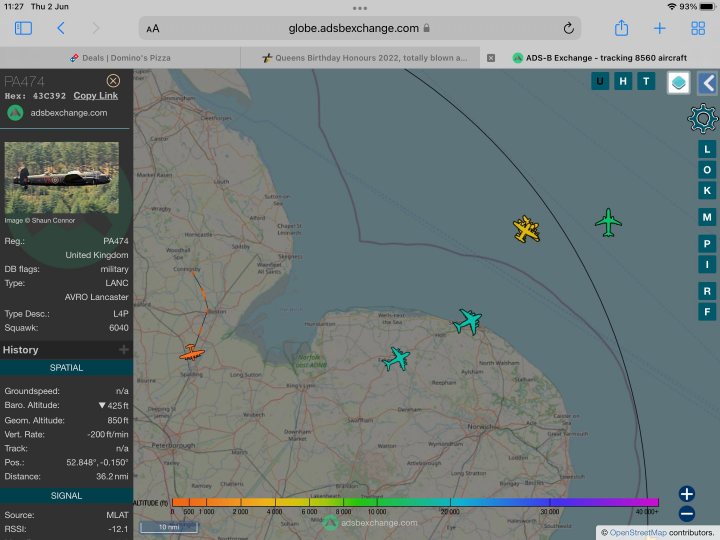 Cool things seen on FlightRadar - Page 428 - Boats, Planes & Trains - PistonHeads UK
