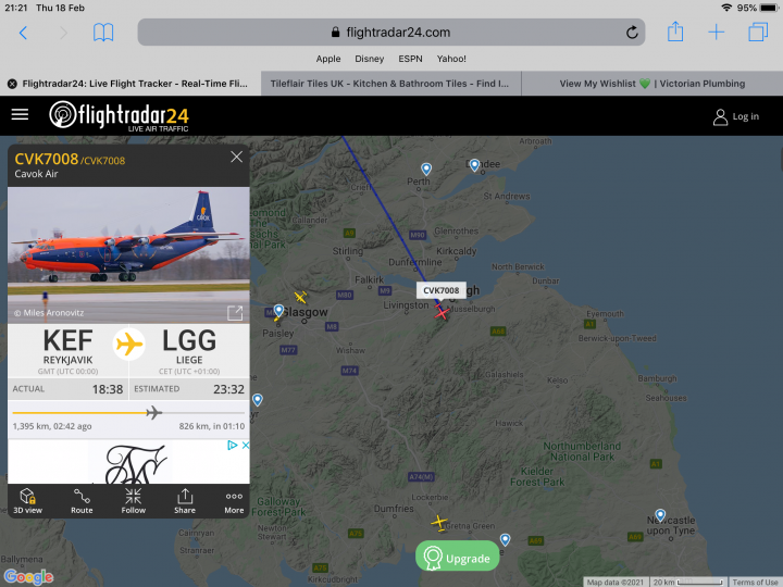 Cool things seen on FlightRadar - Page 247 - Boats, Planes & Trains - PistonHeads UK