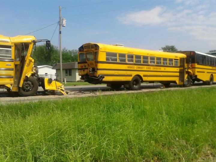 A yellow school bus parked in a field - Pistonheads