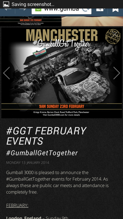 Gumball 3000 meet 23rd Feb Manchester. - Page 1 - North West - PistonHeads