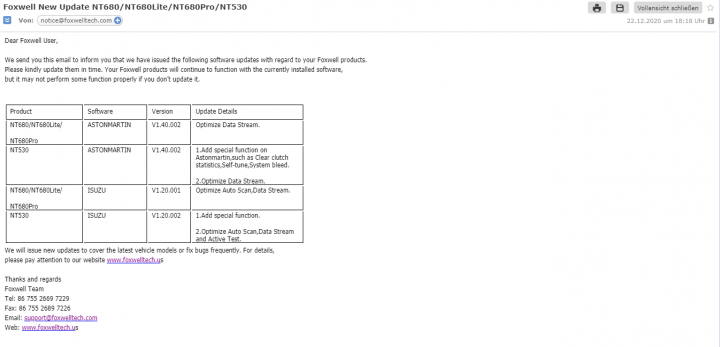 Foxwell NT530 OBDII scanner - Page 2 - Aston Martin - PistonHeads UK