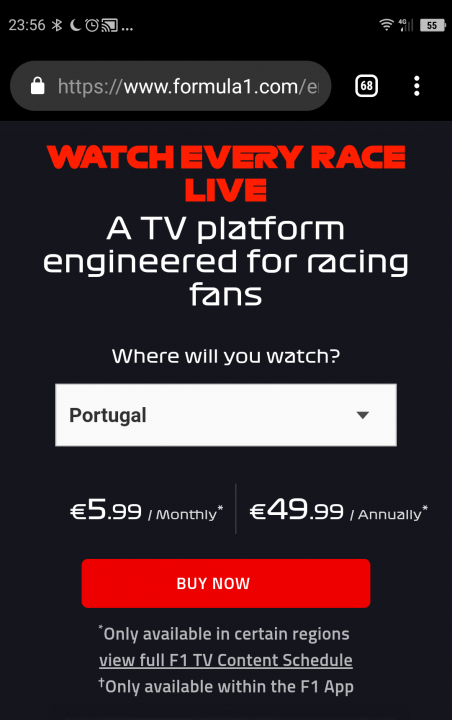Legit streaming of F1 in 2019  - Page 1 - Formula 1 - PistonHeads
