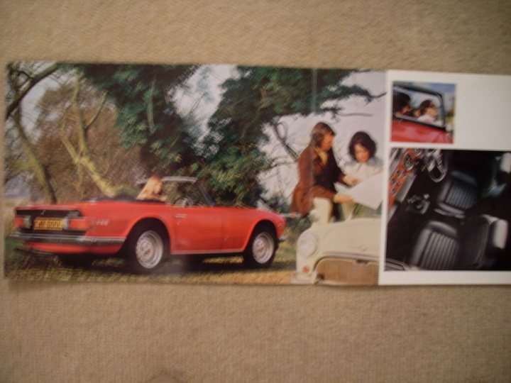 Nice Pistonheads Trs Original - This image displays a book with several pages opened to double-page spreads featuring photographs. On one page, there's a picture of a red sports car, capturing the vehicle in an outdoor setting with a person inside. The second page is divided into two halves, showing a split view of a classic car interior, with a man and woman seated in the front seats, one half shows the car's interior with the passengers visible, and the other half displays the car's car trunk area with the opposite side of the back seat. The image captures a sense of nostalgia and luxury, likely related to a collection showcasing classic or sports cars.