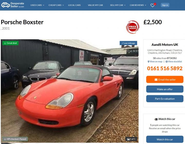 I've just bought some poverty Pork .... - Page 387 - Porsche General - PistonHeads