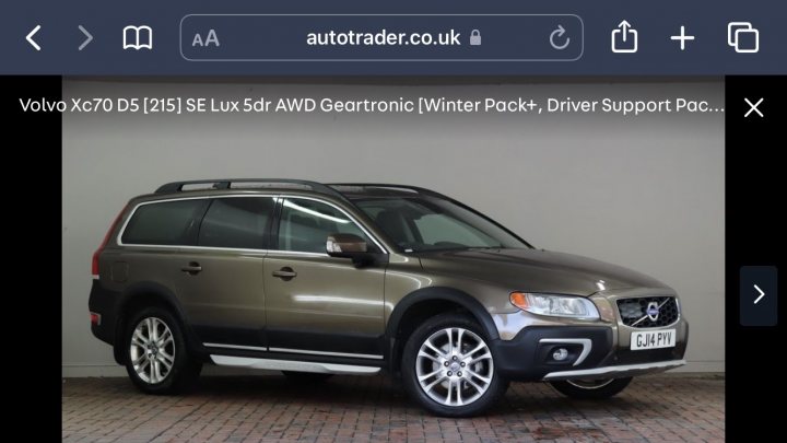 2010 Volvo XC70 D5 AWD - The scruffy barge - Page 2 - Readers' Cars - PistonHeads UK