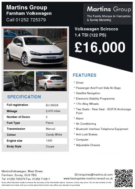 Crash repaired Scirocco - Page 6 - Readers' Cars - PistonHeads