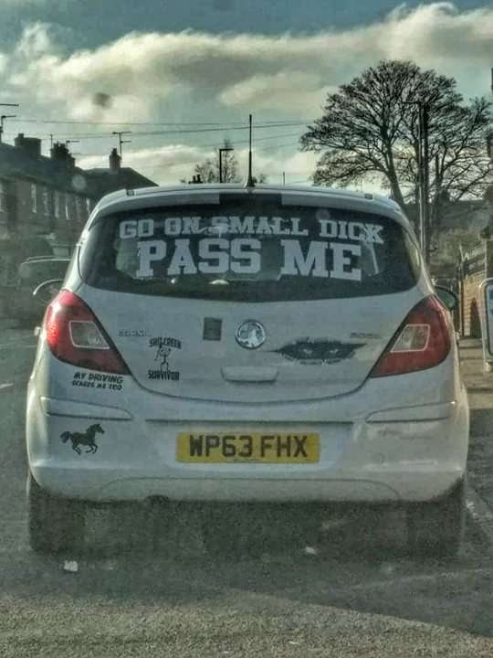 'Funny' window stickers. - Page 25 - General Gassing - PistonHeads