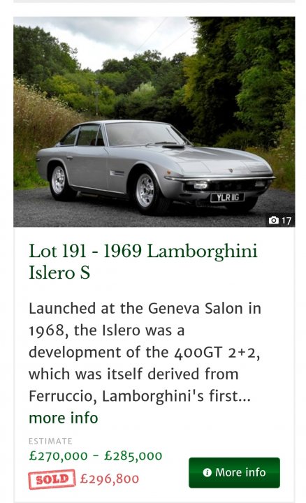 RE: Lamborghini Islero | Spotted - Page 3 - General Gassing - PistonHeads