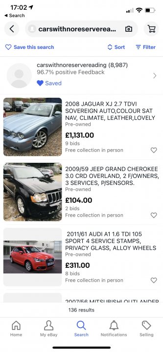 Anyone bought from the ebay no reserve seller? - Page 2 - Car Buying - PistonHeads UK