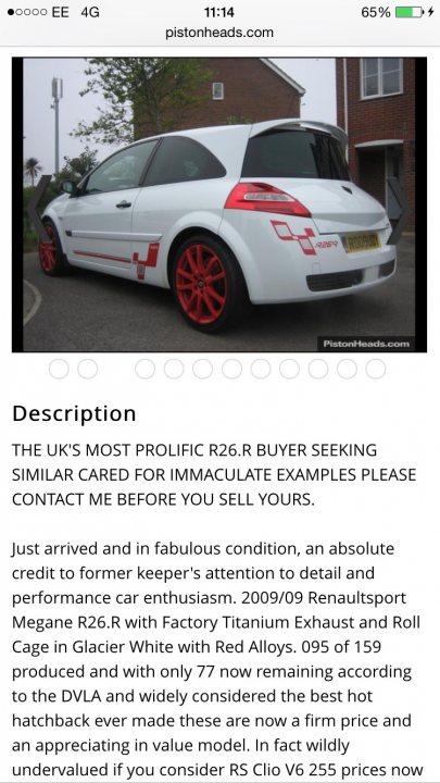 Renaultsport Megane R26.R - prices  - Page 8 - French Bred - PistonHeads