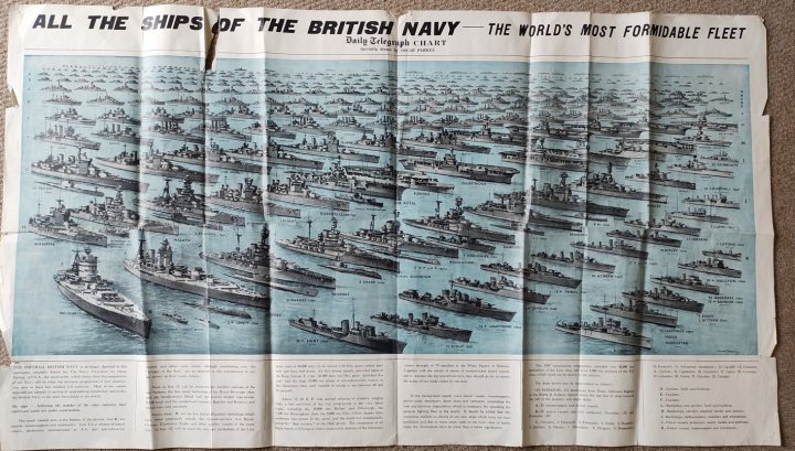 All the ships of the British Navy 1939 poster - Page 1 - Boats, Planes & Trains - PistonHeads UK