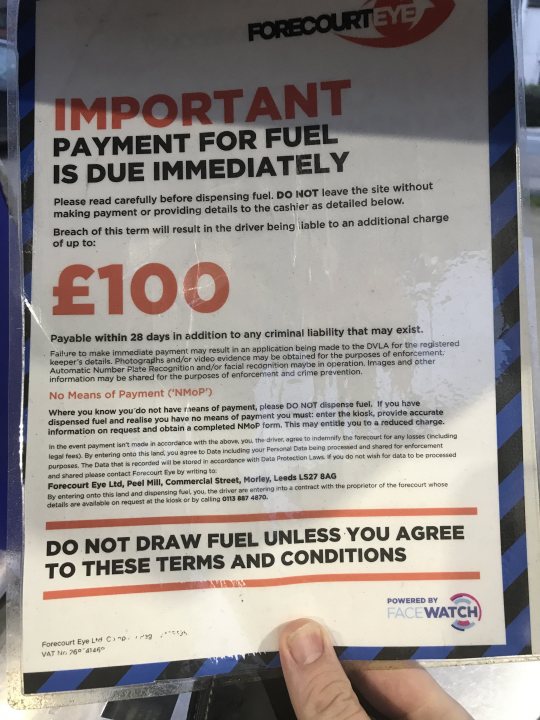 Non payment of fuel  - Page 4 - Speed, Plod & the Law - PistonHeads