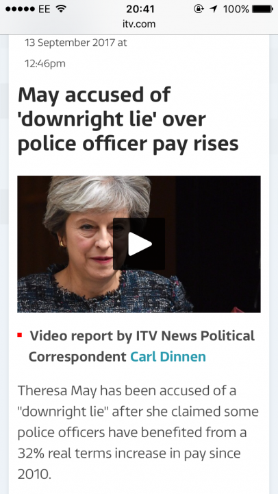 Theresa May speaking at the Plod federation conference - Page 8 - News, Politics & Economics - PistonHeads