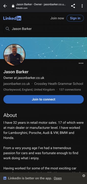 Purchasing a car from Jason Barker - Page 1 - Supercar General - PistonHeads UK