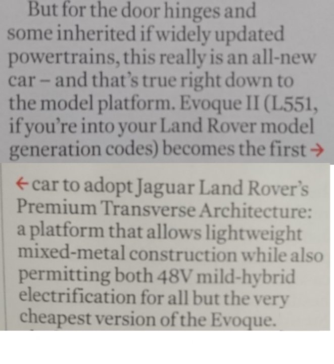 RE: Range Rover Evoque P250: Driven - Page 9 - General Gassing - PistonHeads