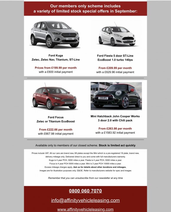 Best Lease Car Deals Available? (Vol 6) - Page 500 - Car Buying - PistonHeads