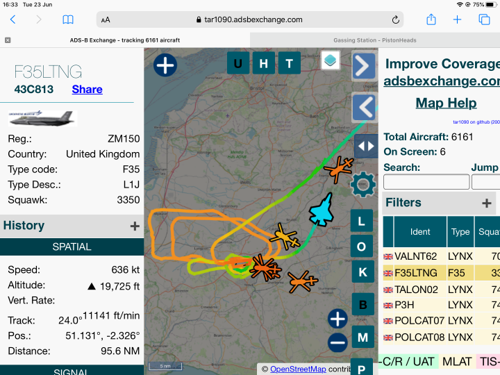 Cool things seen on FlightRadar - Page 167 - Boats, Planes & Trains - PistonHeads