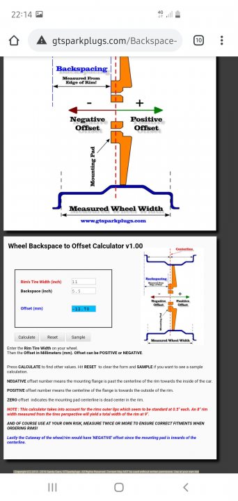 Wheel backspacing / ET measuring.  - Page 1 - Suspension & Brakes - PistonHeads