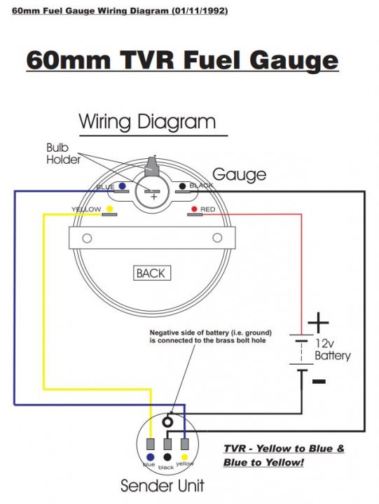 95 4lt Fuel gauge wireing - Page 1 - Chimaera - PistonHeads