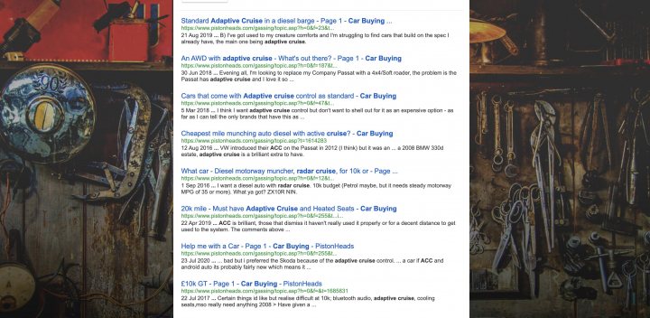 Search within subforum - Page 1 - Website Feedback - PistonHeads