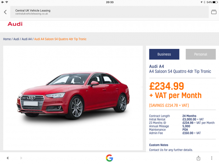 Best Lease Car Deals Available? (Vol 4) - Page 205 - Car Buying - PistonHeads