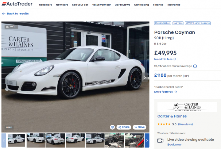 Cayman R Chat - Page 375 - Boxster/Cayman - PistonHeads UK