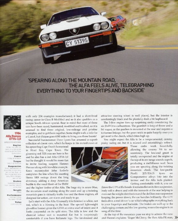 RE: Alfa GTV6: You Know You Want To - Page 3 - General Gassing - PistonHeads