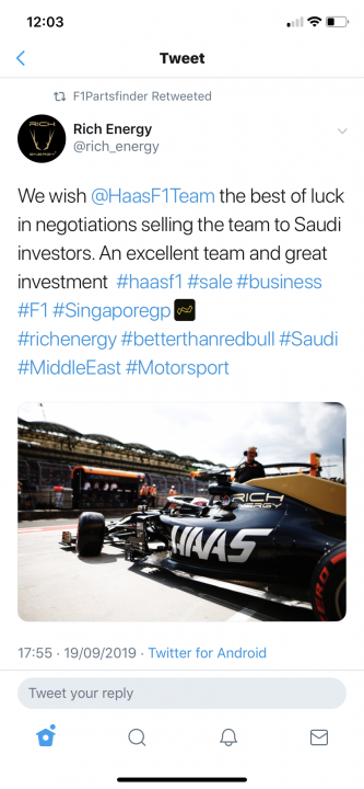 Rich Energy drop Haas. No.... Really. Seriously........ - Page 33 - Formula 1 - PistonHeads