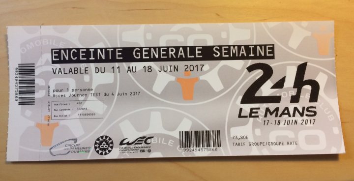 The Official Tickets for Sale, Swaps & Wanted thread. - Page 1 - Le Mans - PistonHeads