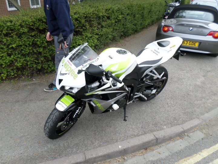 A motorcycle parked on the side of the road - Pistonheads