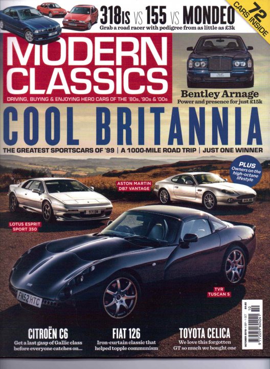 Oct 19 - Modern Classics Magazine - Page 1 - Tuscan - PistonHeads