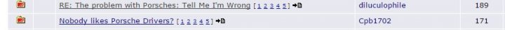 RE: The problem with Porsches: Tell Me I'm Wrong - Page 10 - General Gassing - PistonHeads - The image is a screenshot of a webpage or a digital list with a few lines of text. At the top, there is a blurred area with selectable items, indicative of radio buttons or tabs, but the options are not clear due to the blur. The text below appears to be links or names, but again, it is too blurred to be legible. The bottom portion of the image contains more text columns, with the pattern suggesting a repetitive format, possibly a list of names or user identities. The overall quality of the image is low, affecting its clarity and legibility.