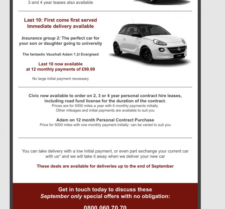Best Lease Car Deals Available? (Vol 6) - Page 500 - Car Buying - PistonHeads