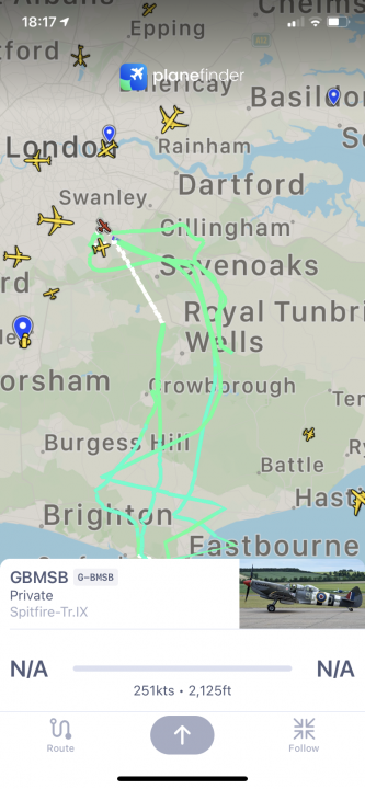 Cool things seen on FlightRadar - Page 139 - Boats, Planes & Trains - PistonHeads UK